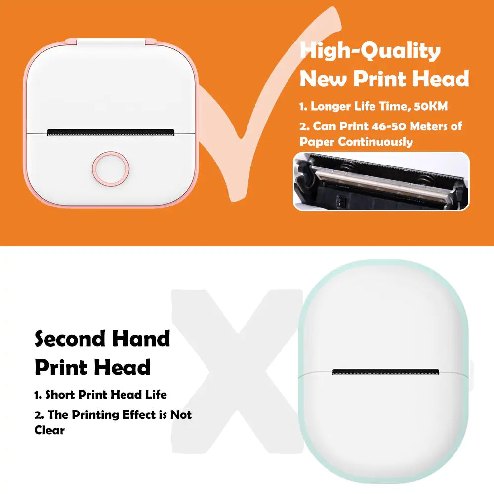 Bluetooth-Compatible Mini Printer