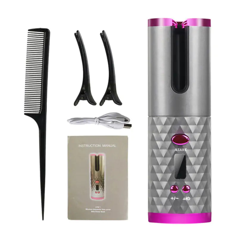 Auto Cordless Rotating Hair Curler