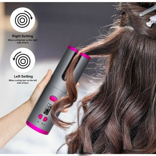 Auto Cordless Rotating Hair Curler